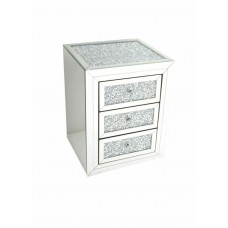 Crushed Diamomd Bedside Cabinet