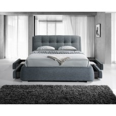 Fabric sided 4 drawer bed