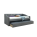WT4591 - GREY FABRIC GUEST BED