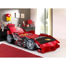 3052 RED SPEEDRACER CAR BED