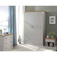 Kendal 3 Door 3 Drawer Wardrobe