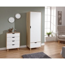 Stockholm 1 Door Wardrobe