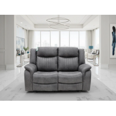 Leon Electric Recliner 2 Seater Sofa in Grey Leon Electric Recliner 2 Seater Sofa in Grey