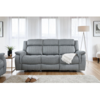Linden Electric Recliner 3 Seater Sofa in Grey Linden Electric Recliner 3 Seater Sofa in Grey