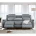 Linden Electric Recliner 3 Seater Sofa in Grey Linden Electric Recliner 3 Seater Sofa in Grey