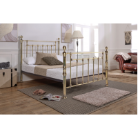 Gloucester Metal Bed Frame in Antique Brass Gloucester Metal Bed Frame in Antique Brass