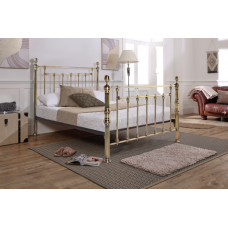 Gloucester Metal Bed Frame in Antique Brass Gloucester Metal Bed Frame in Antique Brass