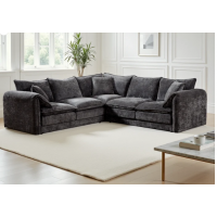 Stratus Chenille Fabric Large Corner Sofa