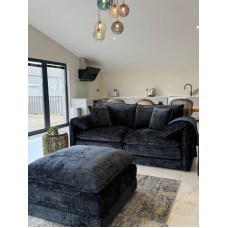 Stratus Chenille Fabric 3 Seater Sofa