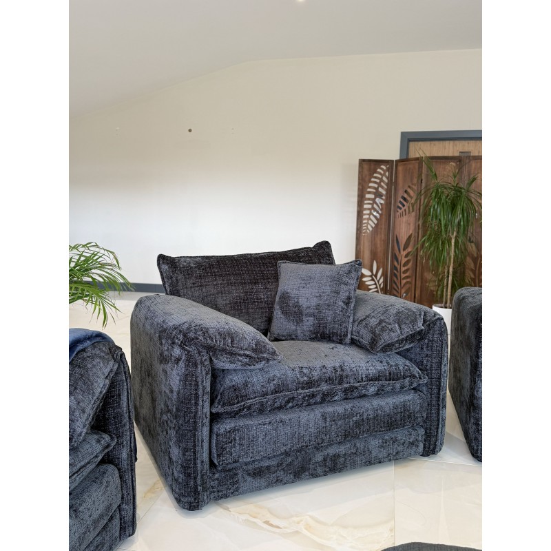 Stratus Chenille Fabric Armchair