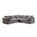 Stratus Chenille Fabric Large Corner Sofa